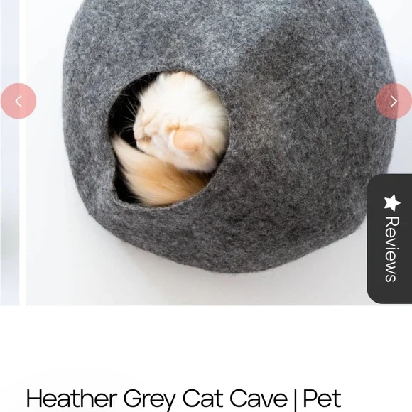 Cat cave co pet bed heather gray - pet didn’t use - Picture 5 of 5